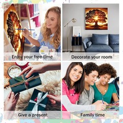 Tree of Life Paint by Numbers Kit for Adults Kids DIY Canvas Art Painting