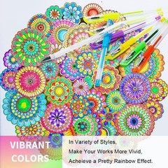 Vibrant Glitter Gel Pens Set – 100 Colors, Non-Toxic, Perfect for Adult Coloring