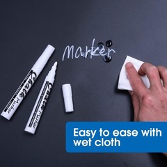 White Liquid Chalk Markers for Blackboard Window Marker for Glass Washable Crayo