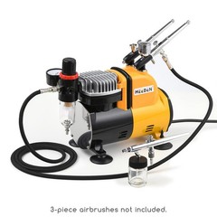 Meeden Airbrush Compressor Kit – 1/5 Hp Quiet Air Compressor For Model Painting