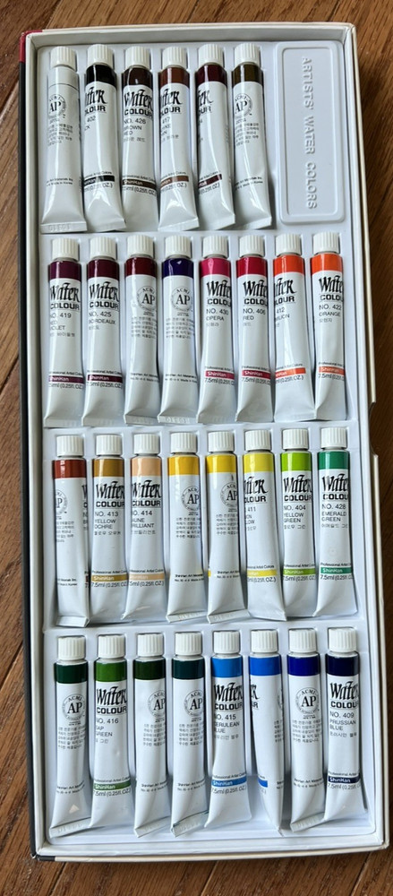 ShinHan 3444349 Watercolor Set – 30 Color