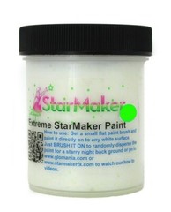 GREEN Extreme StarMaker Glow in the dark paint 4 oz pot , luminescent,