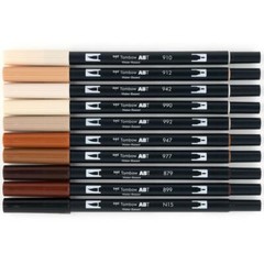 Tombow Dual Brush Pens 10/Pk – Portrait, DBP1056170