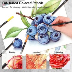 73Pcs Art Supplies Drawing Kit Sketch Pencils Set Adults Gift | 73-Piece Art …