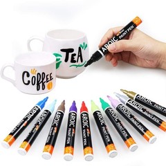 48 Pack Oil-Based Paint Markers Medium Tip for Rock, Wood, Metal, Glass, Canvas