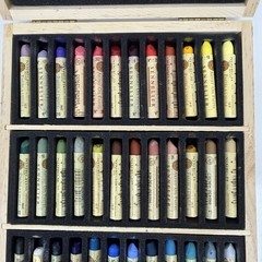 Sennelier Plein Air 36 Color Landscape Set In Wooden Case