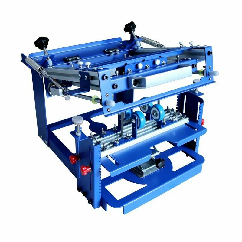 Newest Cylinder Screen Printer Machine for Mugs Pen Cup Bottle 6″Dia. Desktop