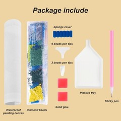 Diamond Painting Kits for 12 inches by 12 inches, Cactus flower