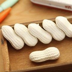 1x Cute Peanut Rubber Eraser Cartoon Stationery For Children US