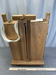 Solid Beech Wood Plein Air French Easel Foldable Spacious Adjustable