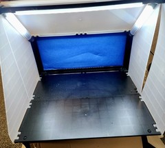 Master MAS B440DCLK Airbrushing Spray Booth LED Light 1200LM 4m³/min 48x42x36cm