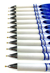 Pentel EnerGel Pearl Gel Pens Blue Ink Dozen BLN77PW-C 12 Units New