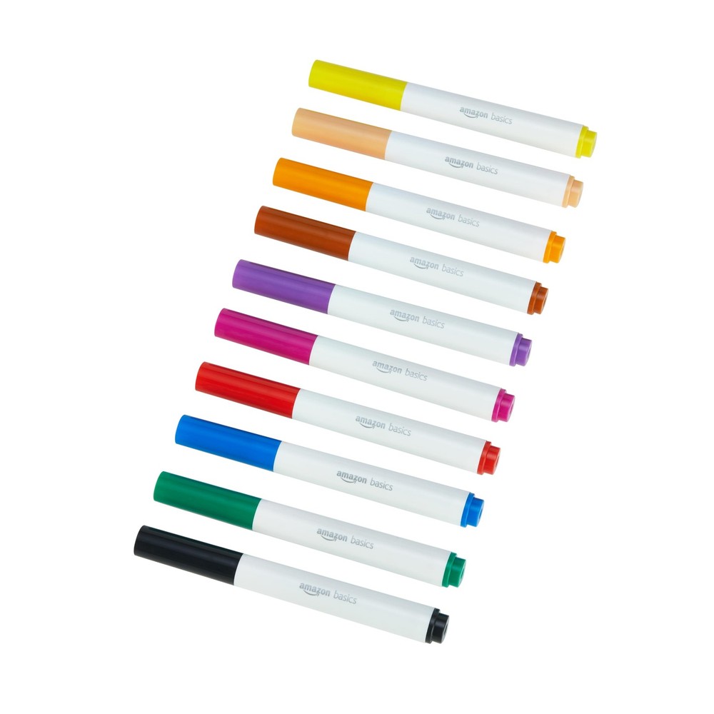 Colored Washable Markers for Coloring and Drawing Broad Line 1 Count