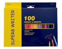 Marco 4100-100CB Colored Pencils 100 Colors – Artist Drawing Set