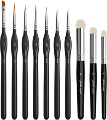Miniature Paint Brushes Drybrush-10Pcs Micro Detail Paint Brush