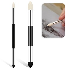 Artist Blending Sponge Pen Dual Tip Reusable Drawing Art Soft Pastel 2pcs