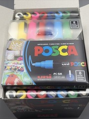 Uni POSCA PC-5M Paint Marker Master Box 80 Markers (10×8pc Packs) Made In Japan