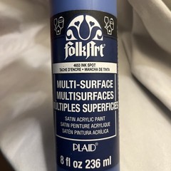 FolkArt Multi-Surface Satin Acrylic Paint Red-White-Blue Trio 8oz