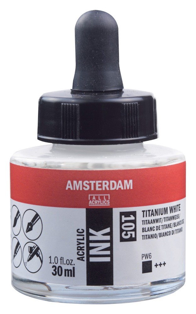 Royal Talens Amsterdam Liquid Acrylic Ink 30ml – 56 Colours Available