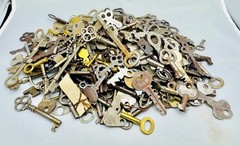 PICK A KEY: Authentic Antique Skeleton & Barrel Key Steampunk VTG Collectible