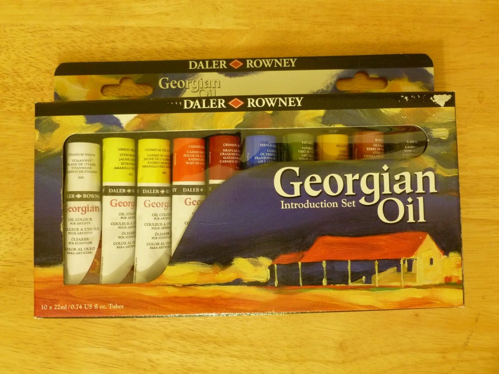 DALER ROWNEY Georgian Oil Introduction Set 10 x .74 fl oz. Tubes