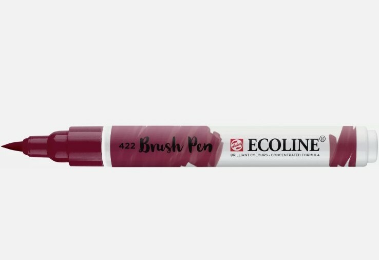 Ecoline Watercolour Brush Pen-Red Brown 422