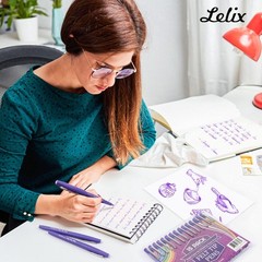 Vibrant Purple Felt Tip Pens for Writing, Drawing – 60 Count