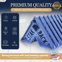 Stak Rack | 6 in 1 Painter’s Accessory Tool | (Pack of 12), BLUE