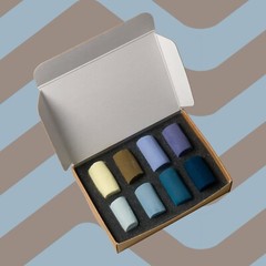 Unison Artists Soft Pastel Box Set – 8 Half Sticks – WINTER Colours