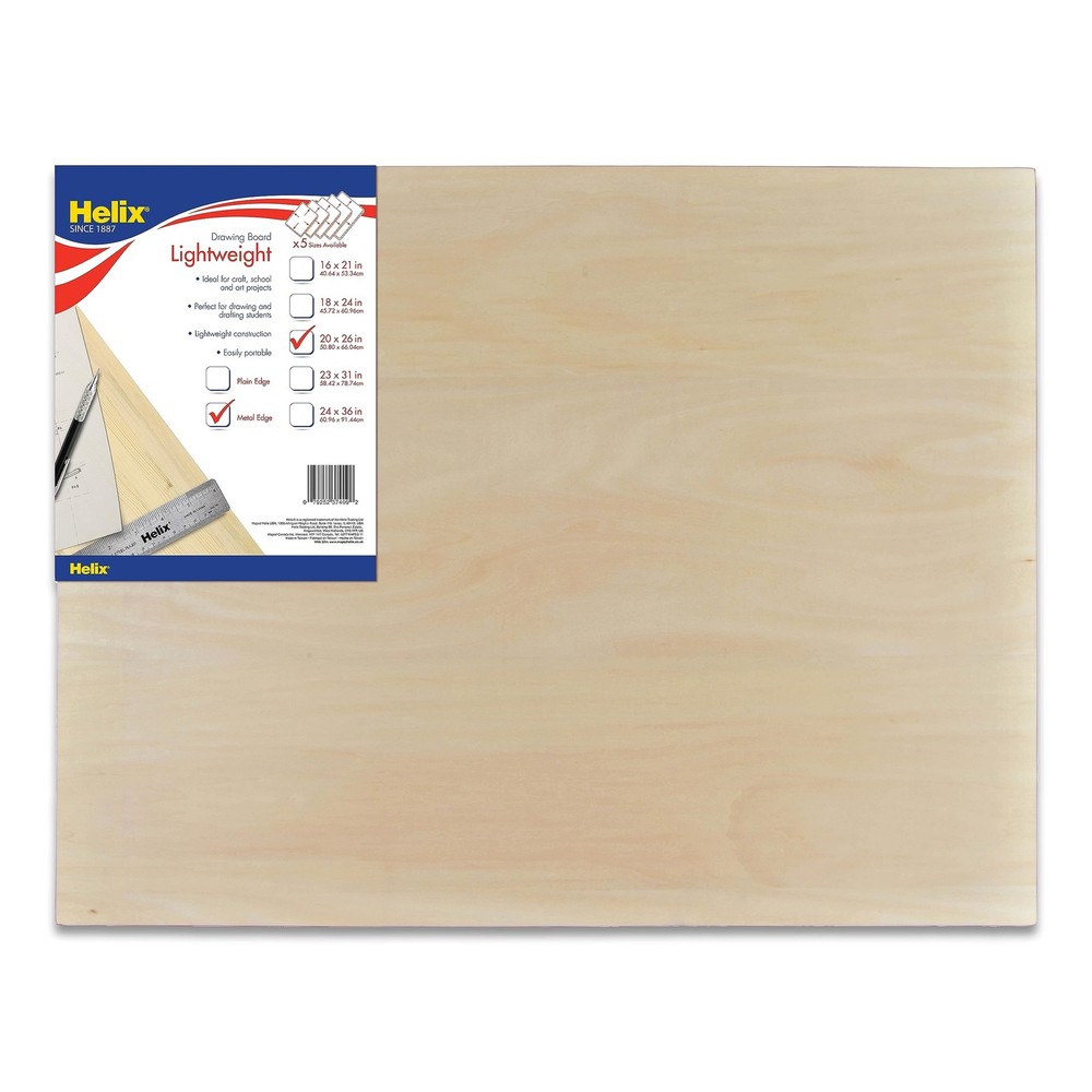 Helix – Wooden Lightweight Drawing Board – 20 x 26 Inch – Office Product