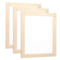 3pcs Silk Screen Printing Frame 9.8″x7.5″ Wood with 160 White Mesh DIY