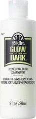 8 oz Acrylic Glow-in-the-Dark Paint for Smooth Finishes on Various Surfaces