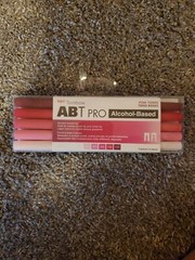 Tombow ABT Pro Dual Tip Marker, Pink Tones 56968