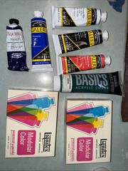Liquitex, And Other Artists’ Color/Permanent Pigments/Lot of 12 Diff Color