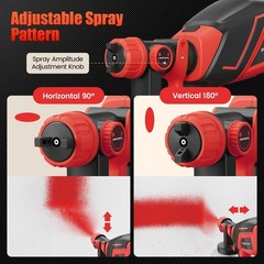Cordless Paint Sprayer for Mwk M18 18V Batteries,Electric Paint Sprayer with …