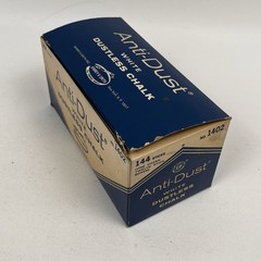 Binney & Smith Anti-Dust White Dustless Chalk Non-Toxic DISPLAY ONLY EMPTY