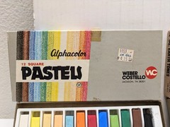 2 Weber Costello Alphacolor Squares! 12 Pastels 105-007 & 12 Earth Tones 145-011