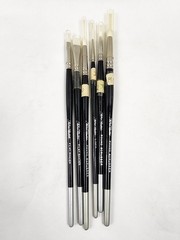 Robert Simmons Paint Brush Lot Of 6 – Fabric Master – Flat – Round – Liner NOS