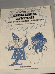 1982 How to Draw Ghosts, Goblins, and Witches paperback by Barbara Soloff Levy