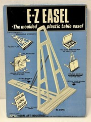 Vintage E-Z Easel Tabletop Plastic Easel Foldable Art Holder