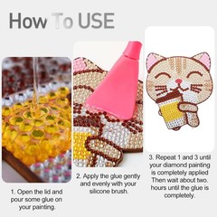125ML Child-Safe Diamond Painting Glue – Ultimate Sealer for Puzzles & Crafts