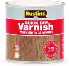 Rustin’s Quick Dry Varnish Gloss 250ml
