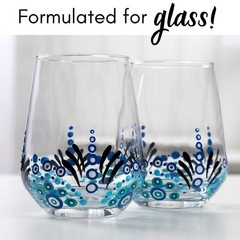 Gloss Finish Acrylic Enamel Craft Set Designed for Beginners and Artists, Non…