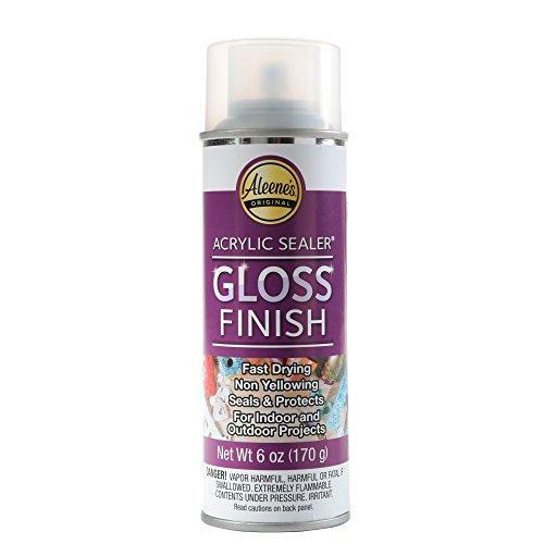 Aleene’s 26412 Spray Gloss Finish 6oz Acrylic Sealer, Original Version