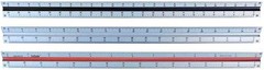Triangular Engineering Scale Aluminum Ruler Engineer Ruler,