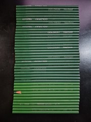 40 Count of COLORAY Faber-Castell and Venus Paradise 114 Green Color Pencils