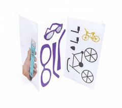 3D Printing Pen W/ Display 3 Colors of PLA Filament Stencil Book Guide & Charger