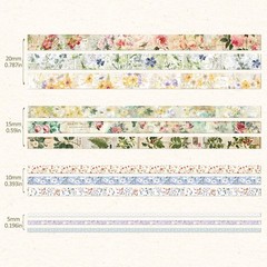 Vintage Botanical Scrapbooking Supplies Kit, Aesthetic Flower Scrapbook Kit f…