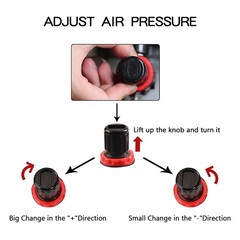 Psipro 1/5Hp Airbrush Kit Compressor Gravity Dual-Action Airbrush Airbrush