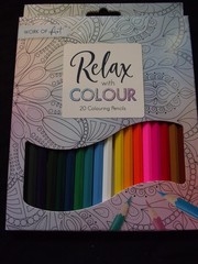 Tallon 20 Pack Full Size Colour Pencils Colour Therapy Drawing